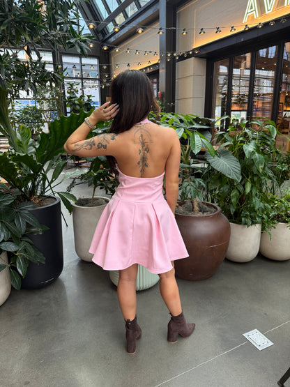 Melrose Pink Bodice Dress