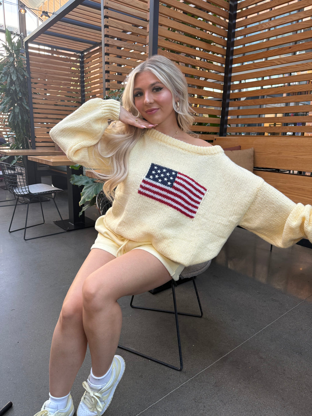 Brandi Girl Yellow Flag Sweater