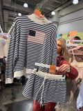 Crochet Flag Mockneck