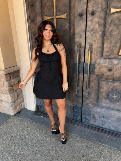 The Onyx Tie Dress