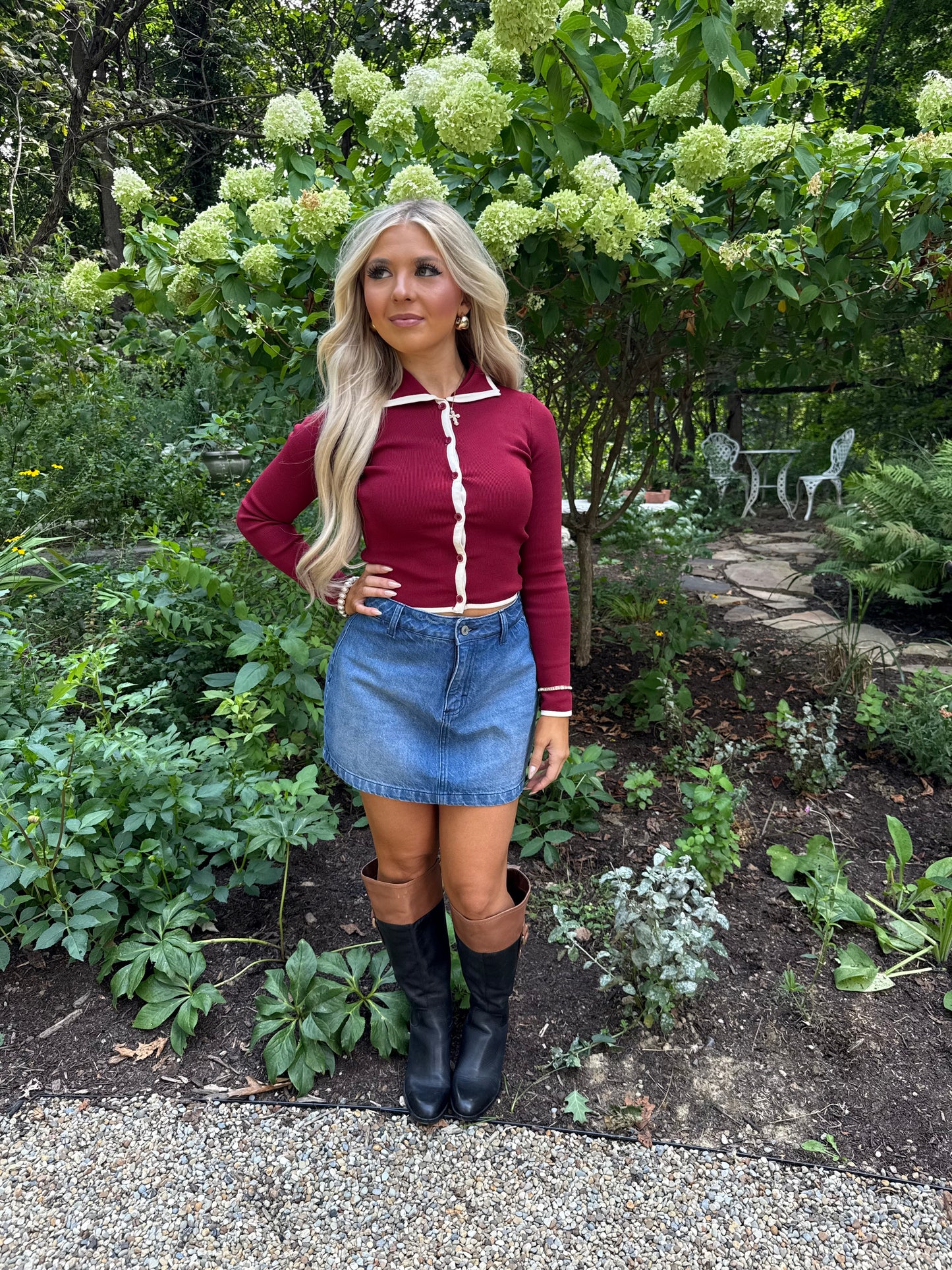 Luster Burgundy Sweater