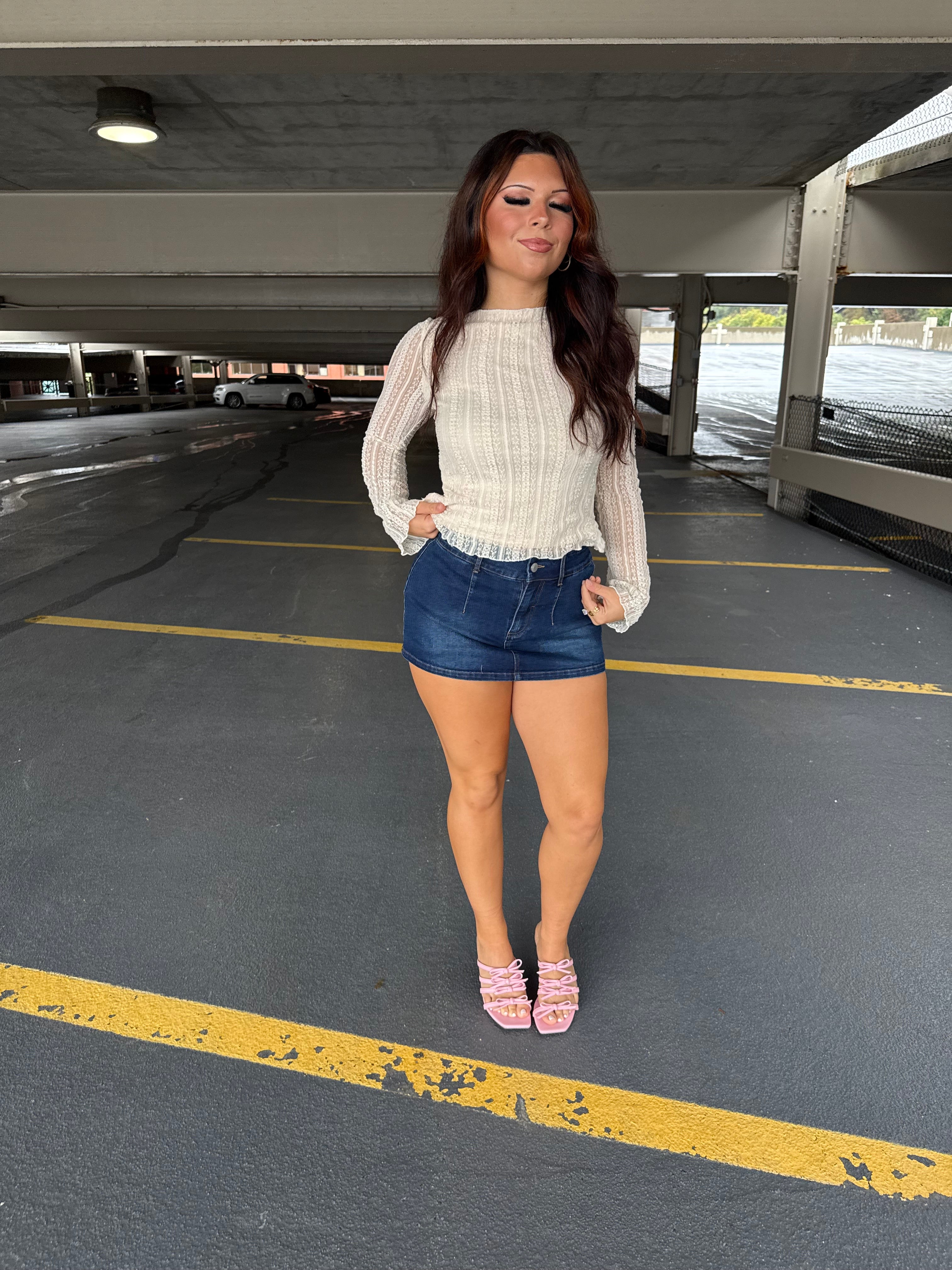 Deep Wash Mini Skort