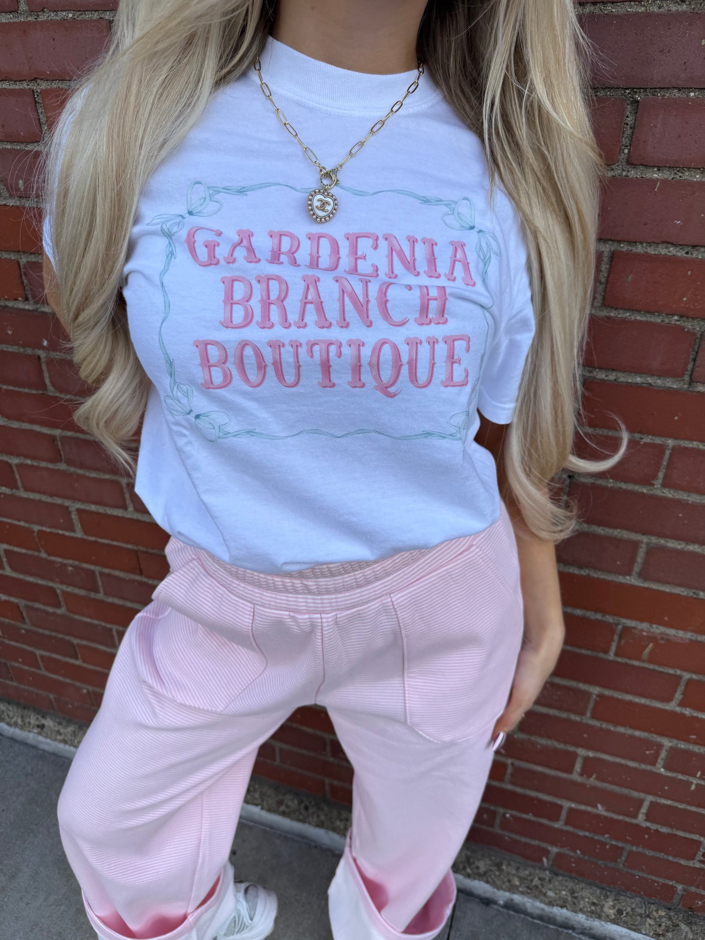 Gardenia Branch Coquette Core Tee