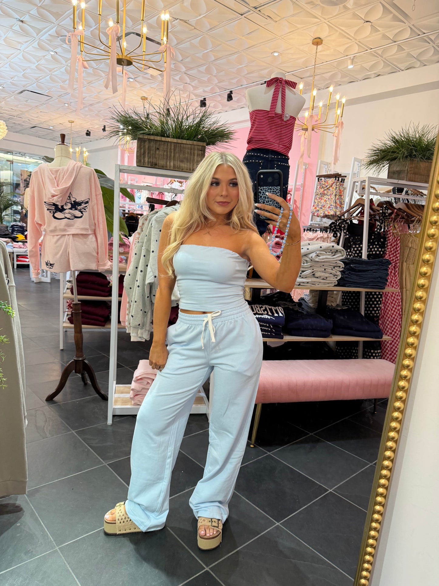 Later Today Set (PANT) LT Blue