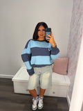 Carmine Stripe Pullover