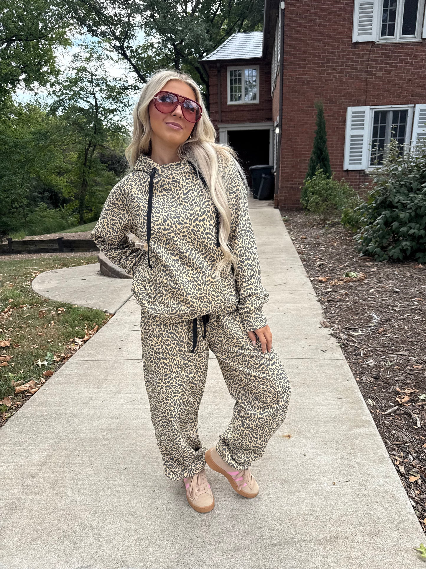 Crazy Chic Leopard Hoodie