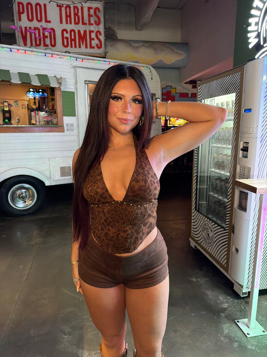 Leopard Cutie Halter