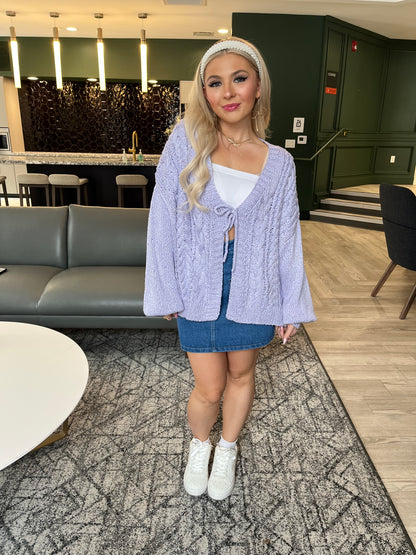 Lavender Sprout Cardigan