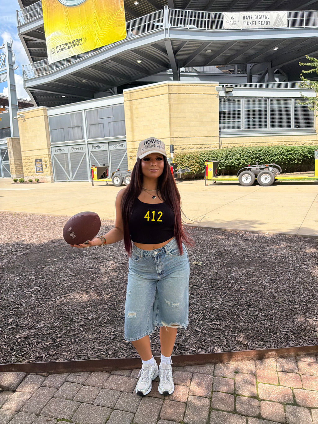 Black & Gold Tank: 412 FINAL SALE