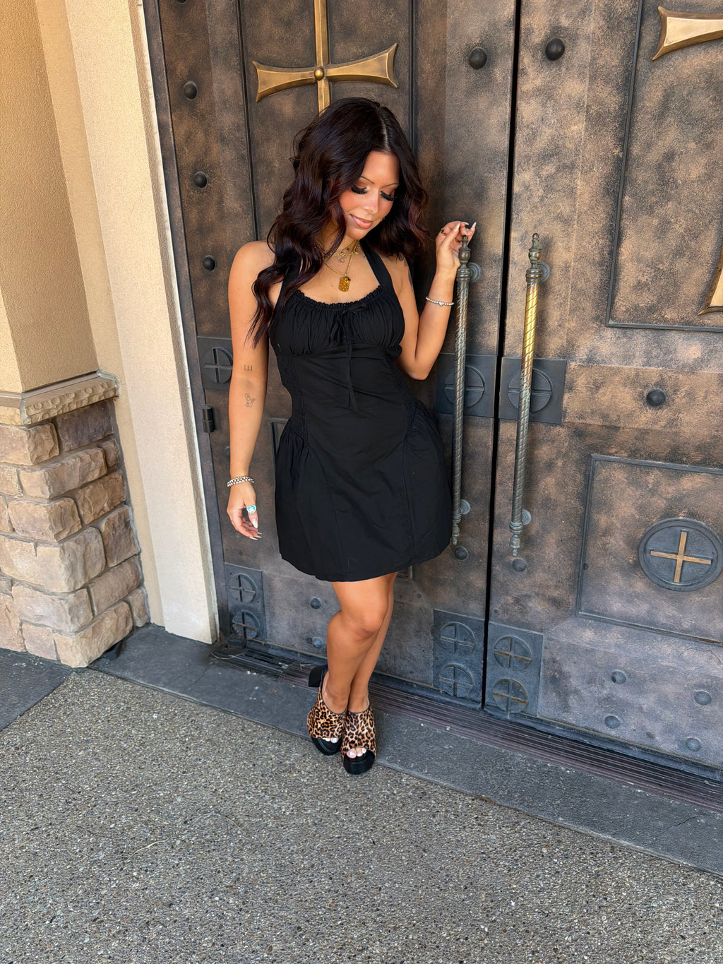 The Onyx Tie Dress