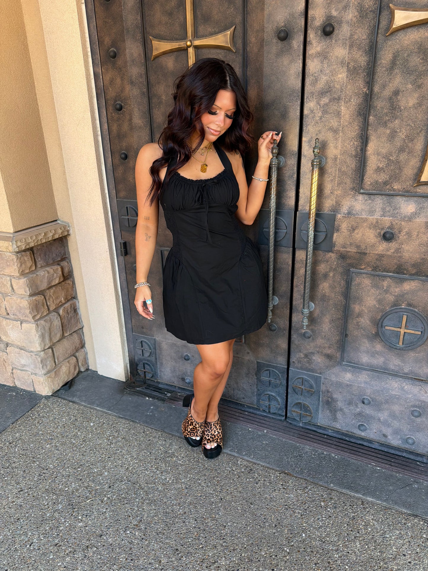 The Onyx Tie Dress