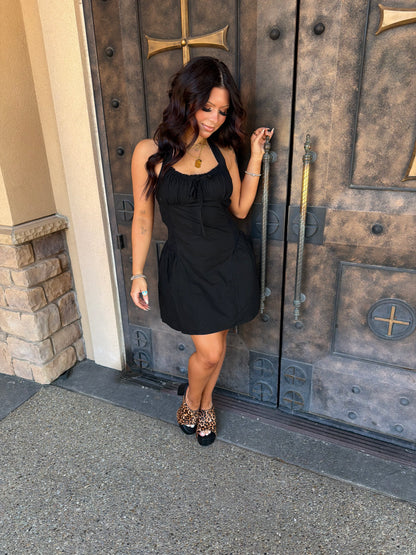 The Onyx Tie Dress