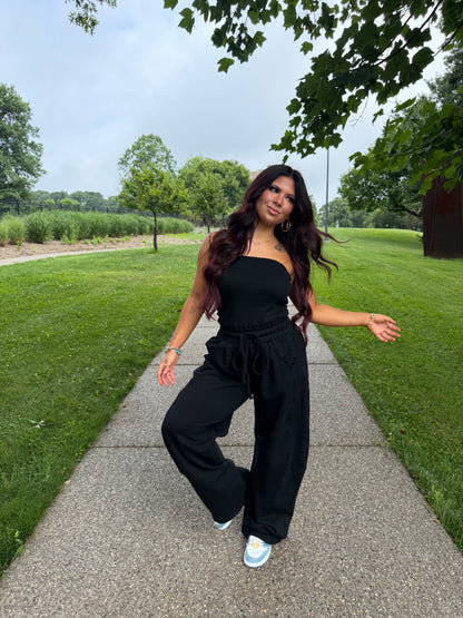 For The Errands Jumpsuit in Black
