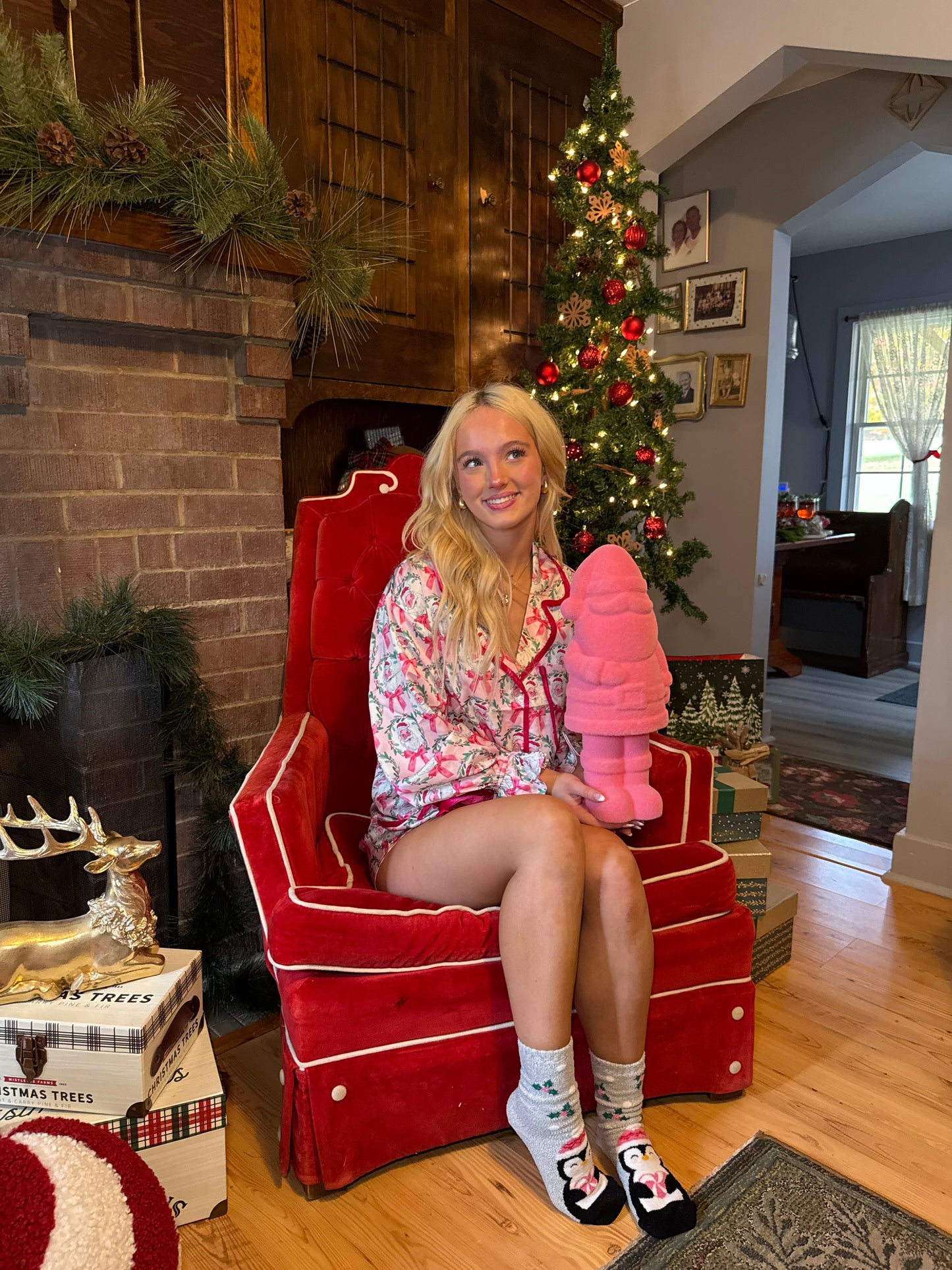 Santa’s Sleighing Jammies (SOLD TOGETHER)