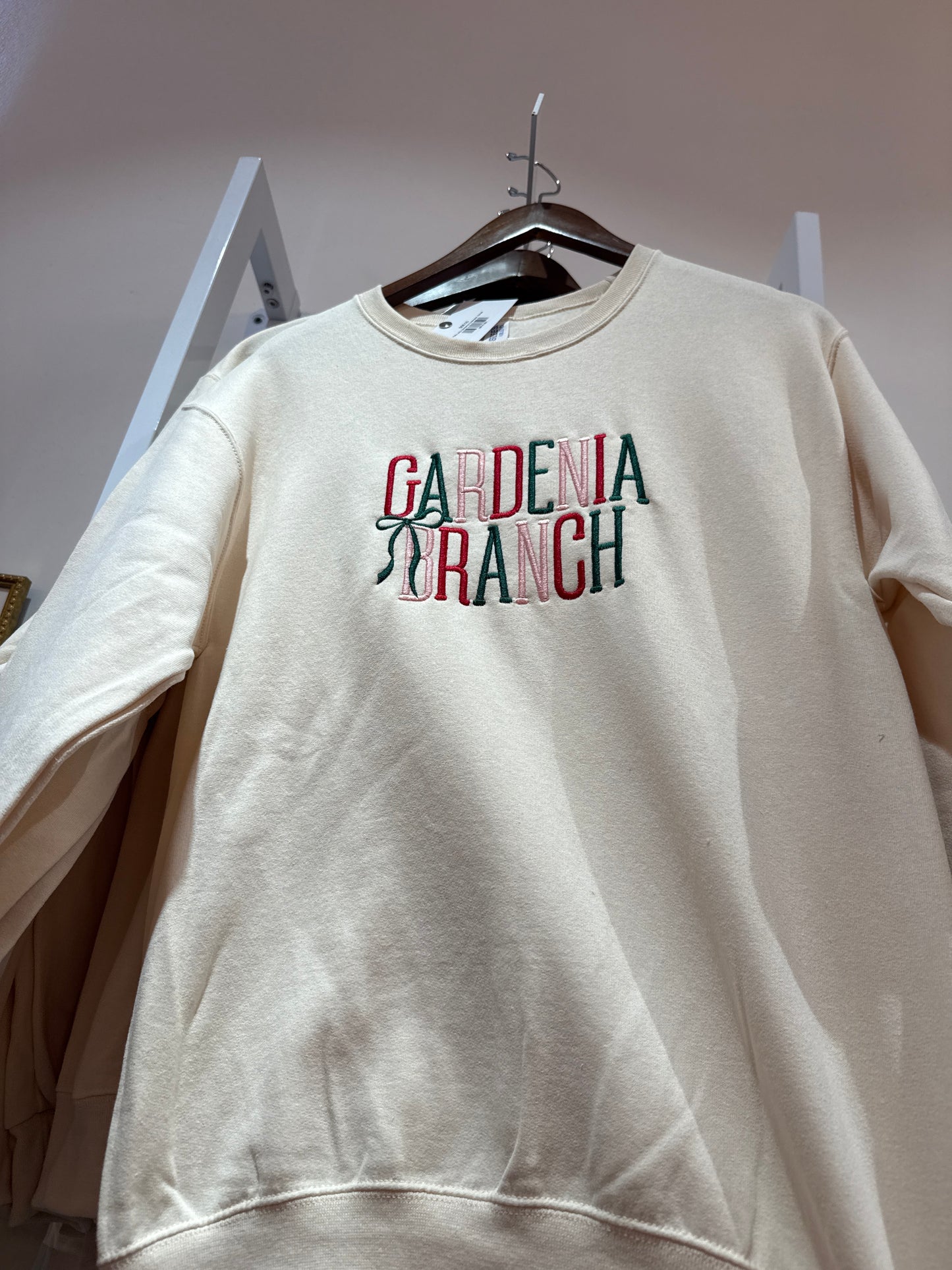 Holly Jolly Gardenia Crewneck
