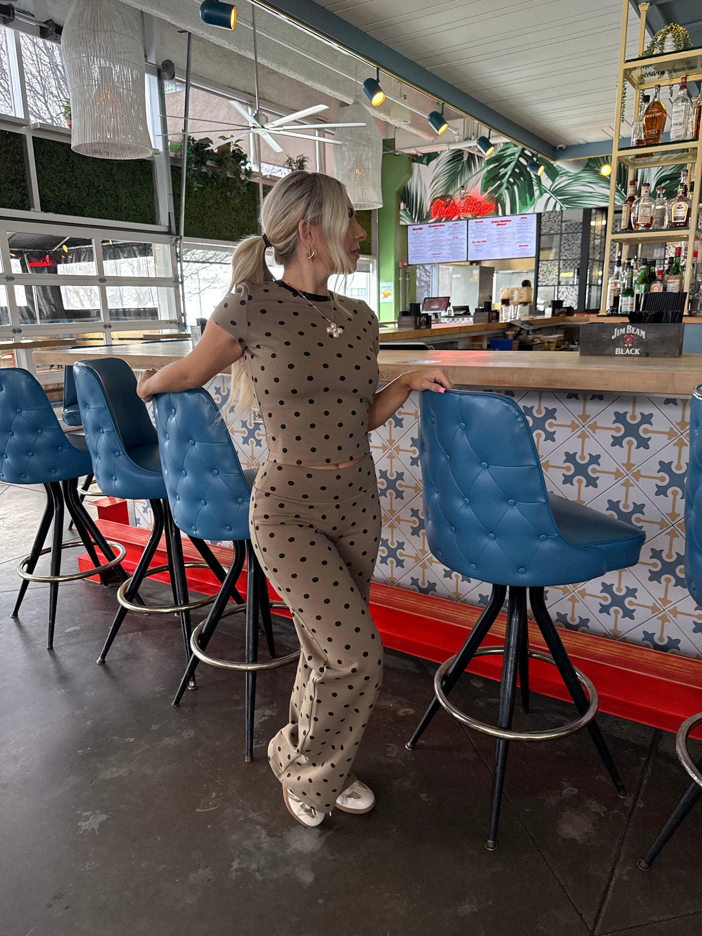 Hazel Eyes Polka Set (TOP)