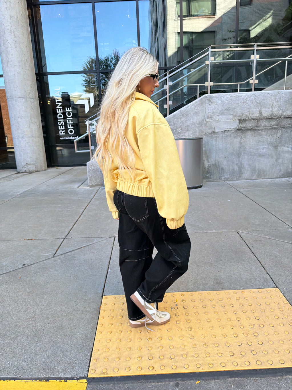 Butter Leather Bomber