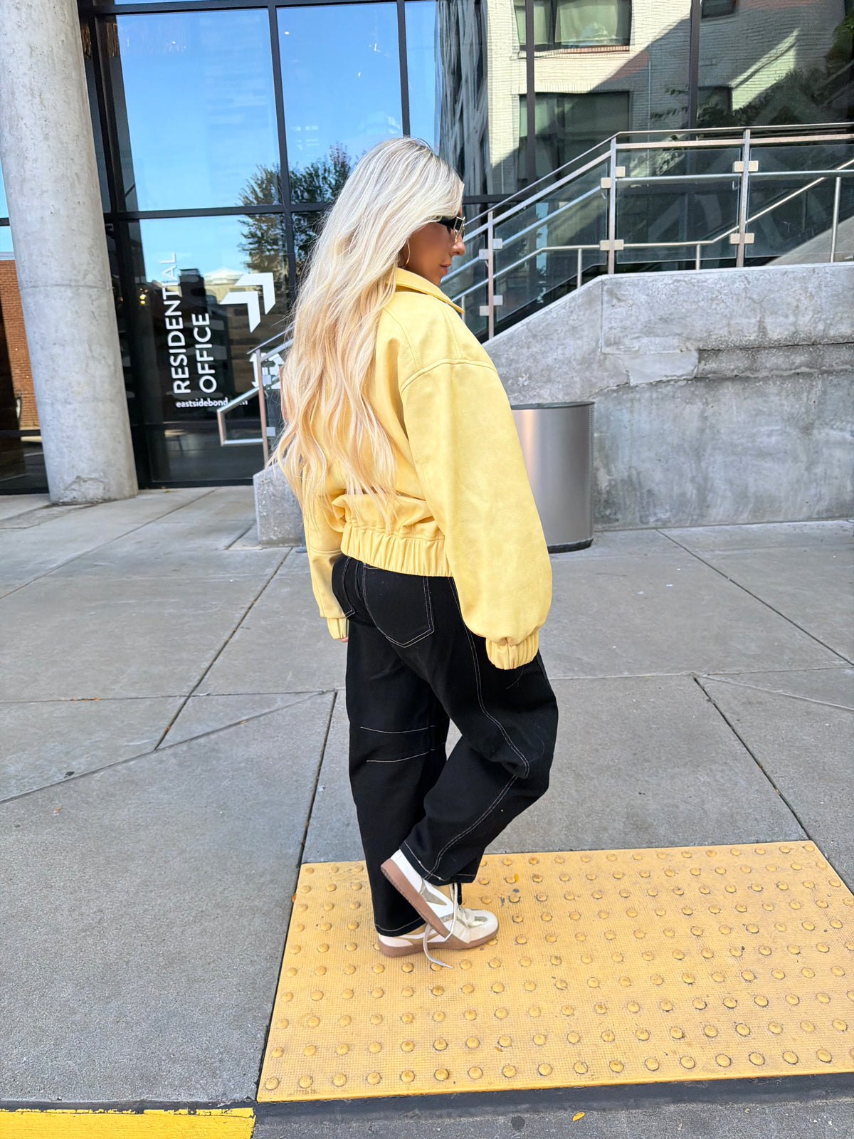 Butter Leather Bomber