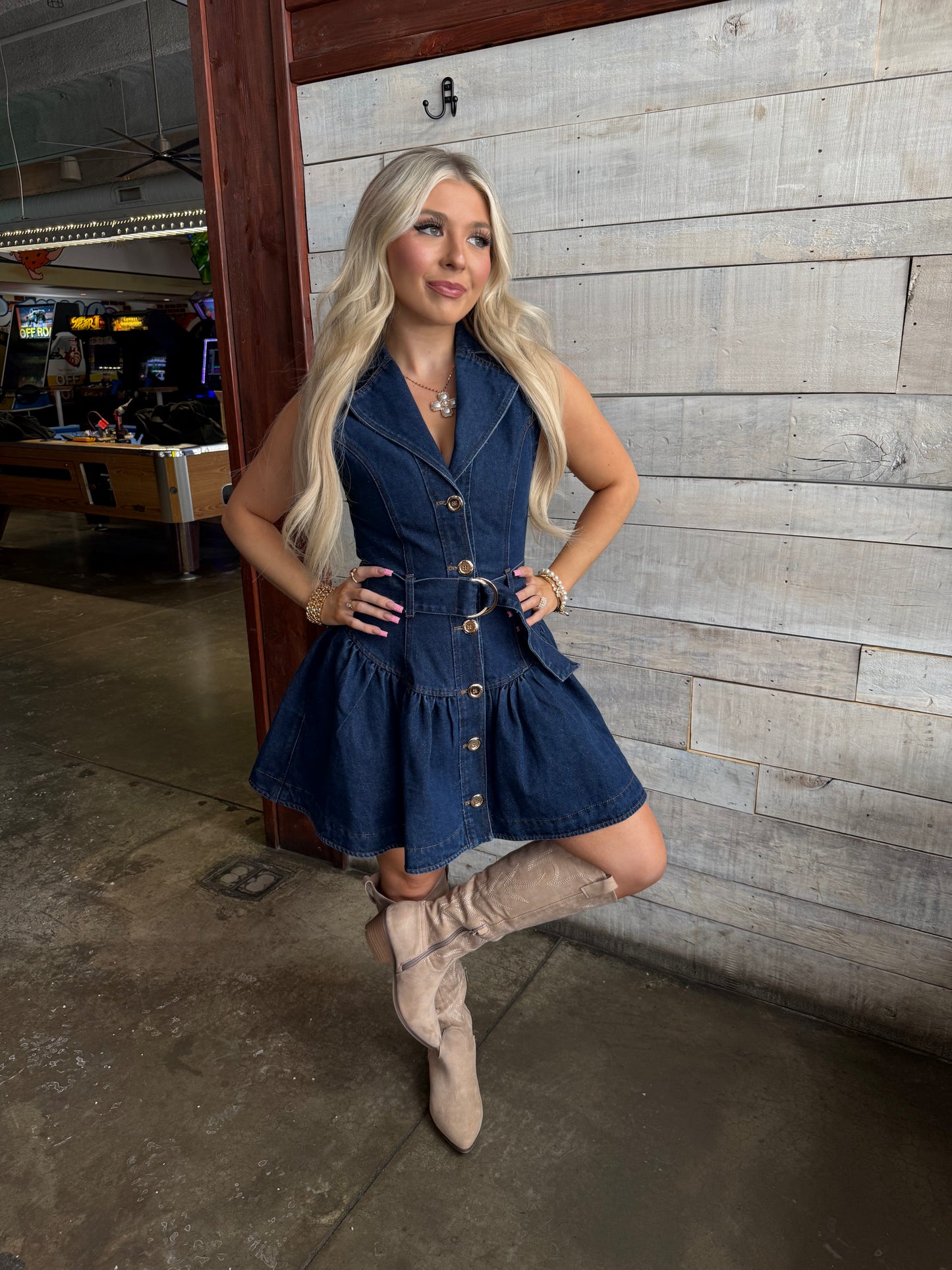 Mild Wear Denim Dress