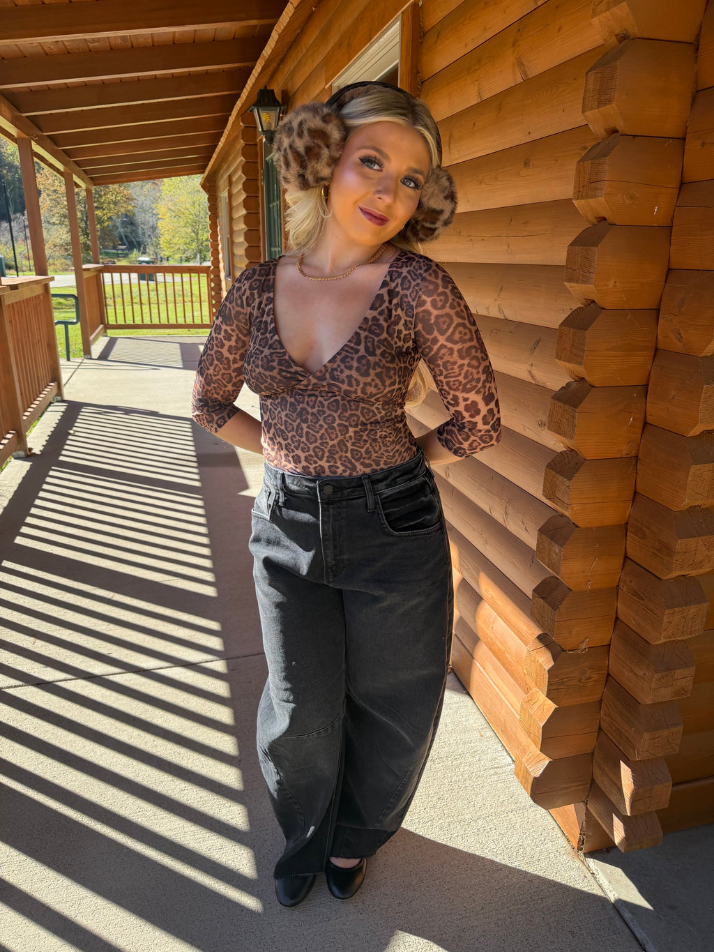 Vera Leopard Quarter Sleeve