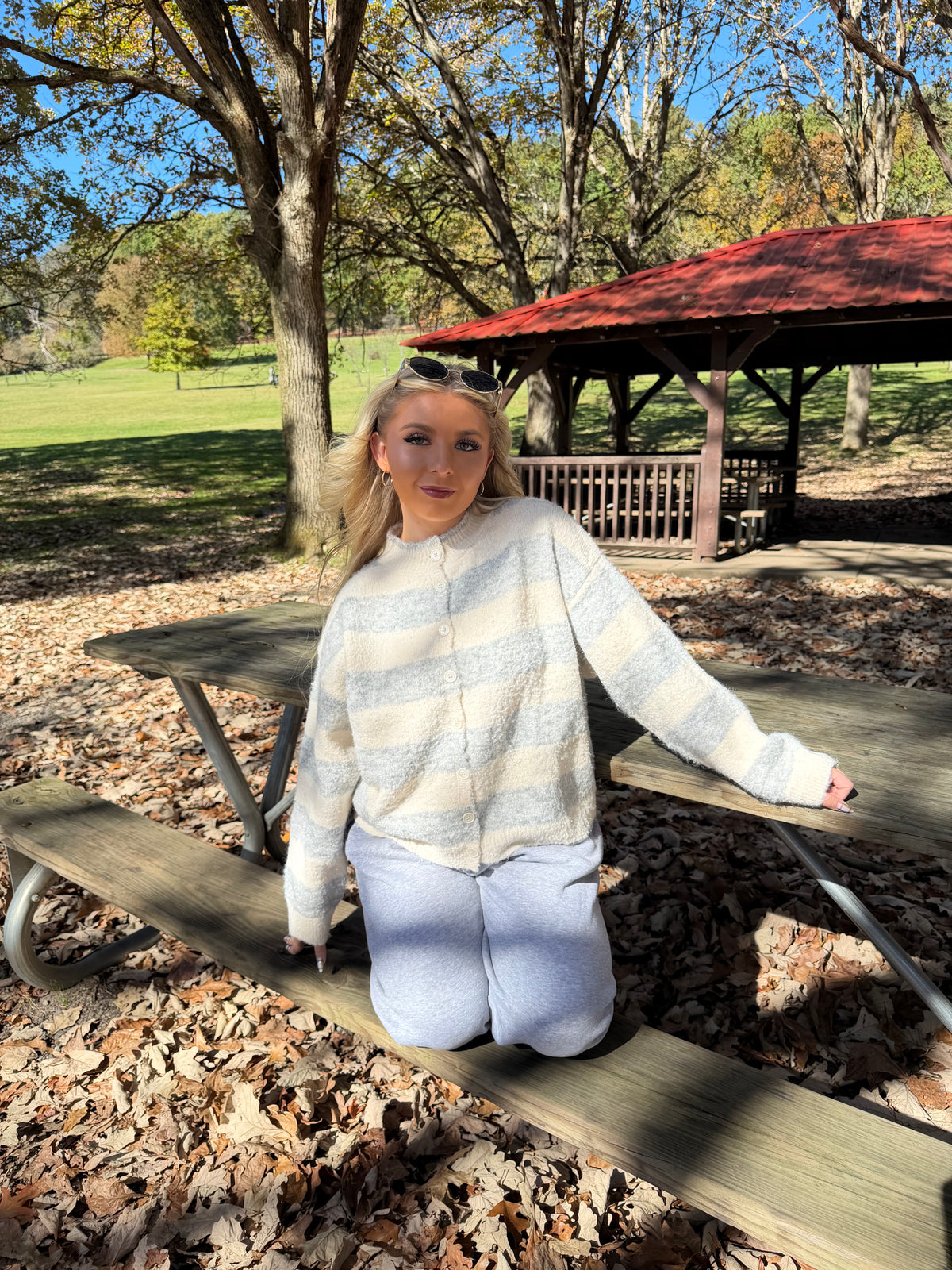 Made Well Cardigan in Grey