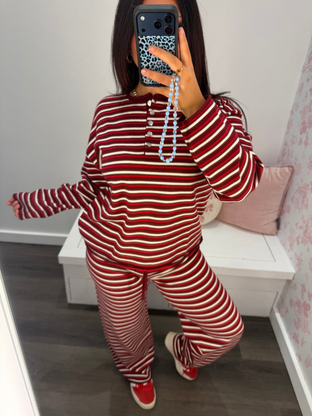 Burgundy Baby Lounge Set (PANTS)