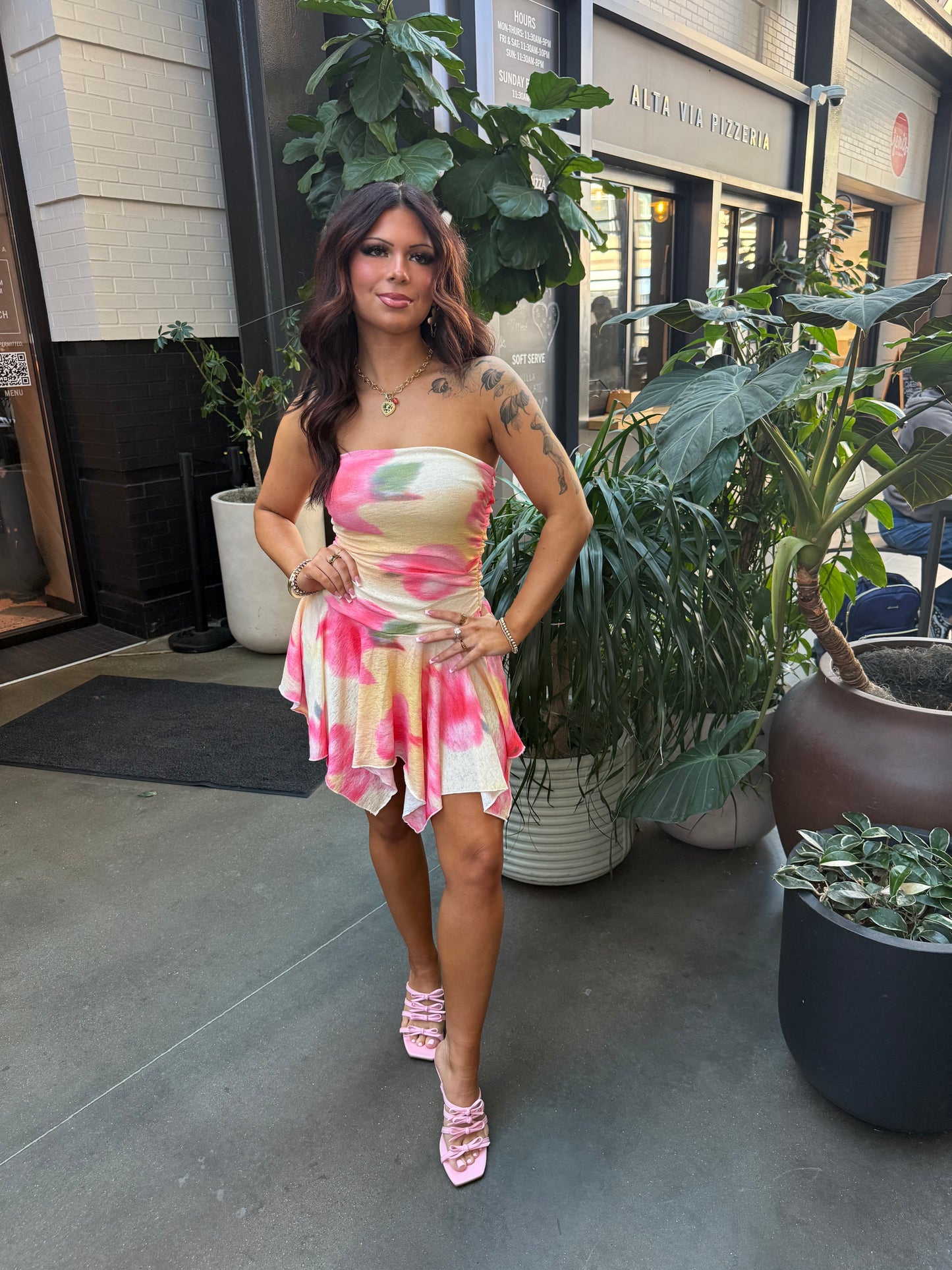 Hawaiian Hour Mini Dress