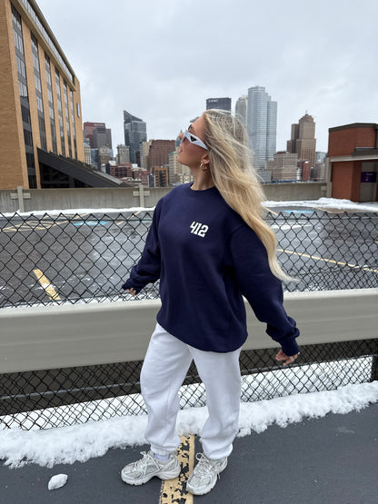 412, W/ Love PGH in Navy