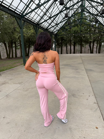 Side Stripe Pink Set (TOP)