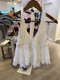 Floral Fantasies Cream Top