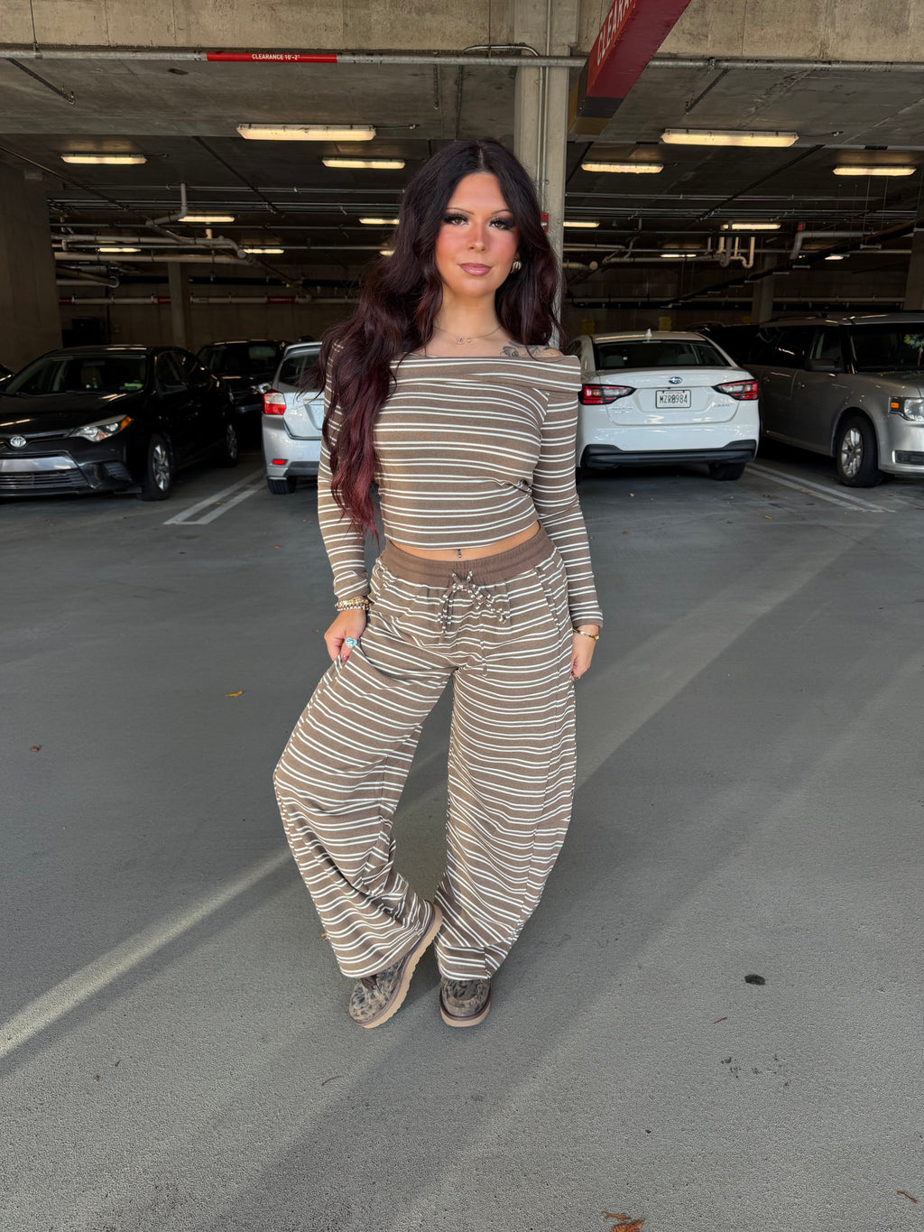 Honey Graham Barrel Pant SET