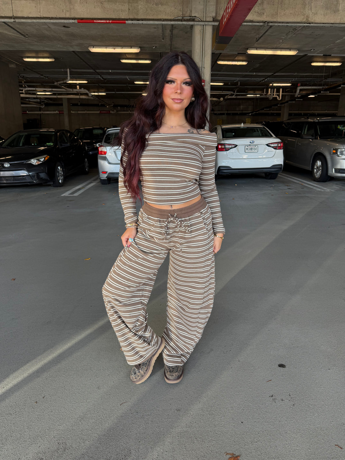 Honey Graham Barrel Pant SET