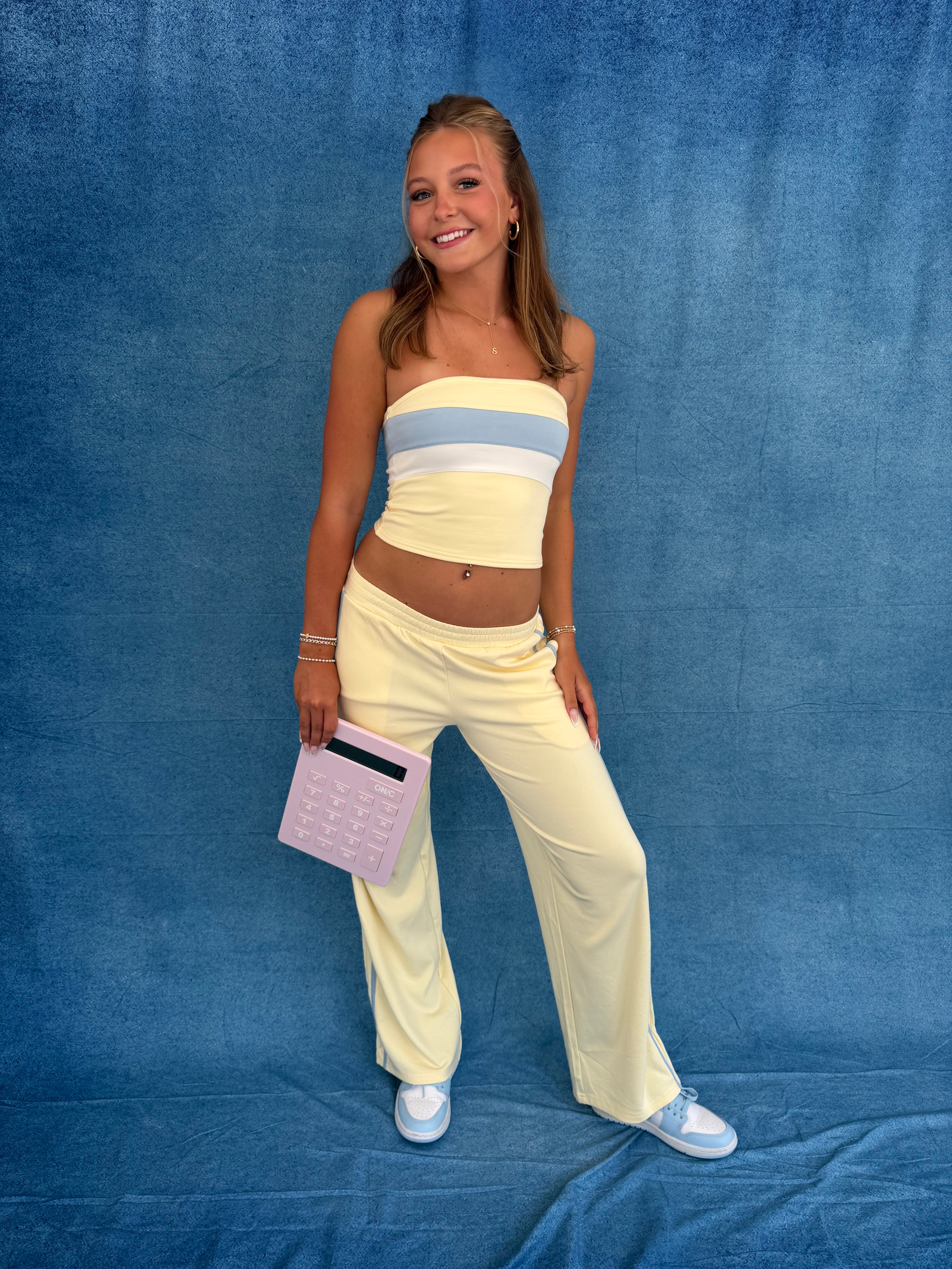 Be Competitive Set in Butter PANT ONLY
