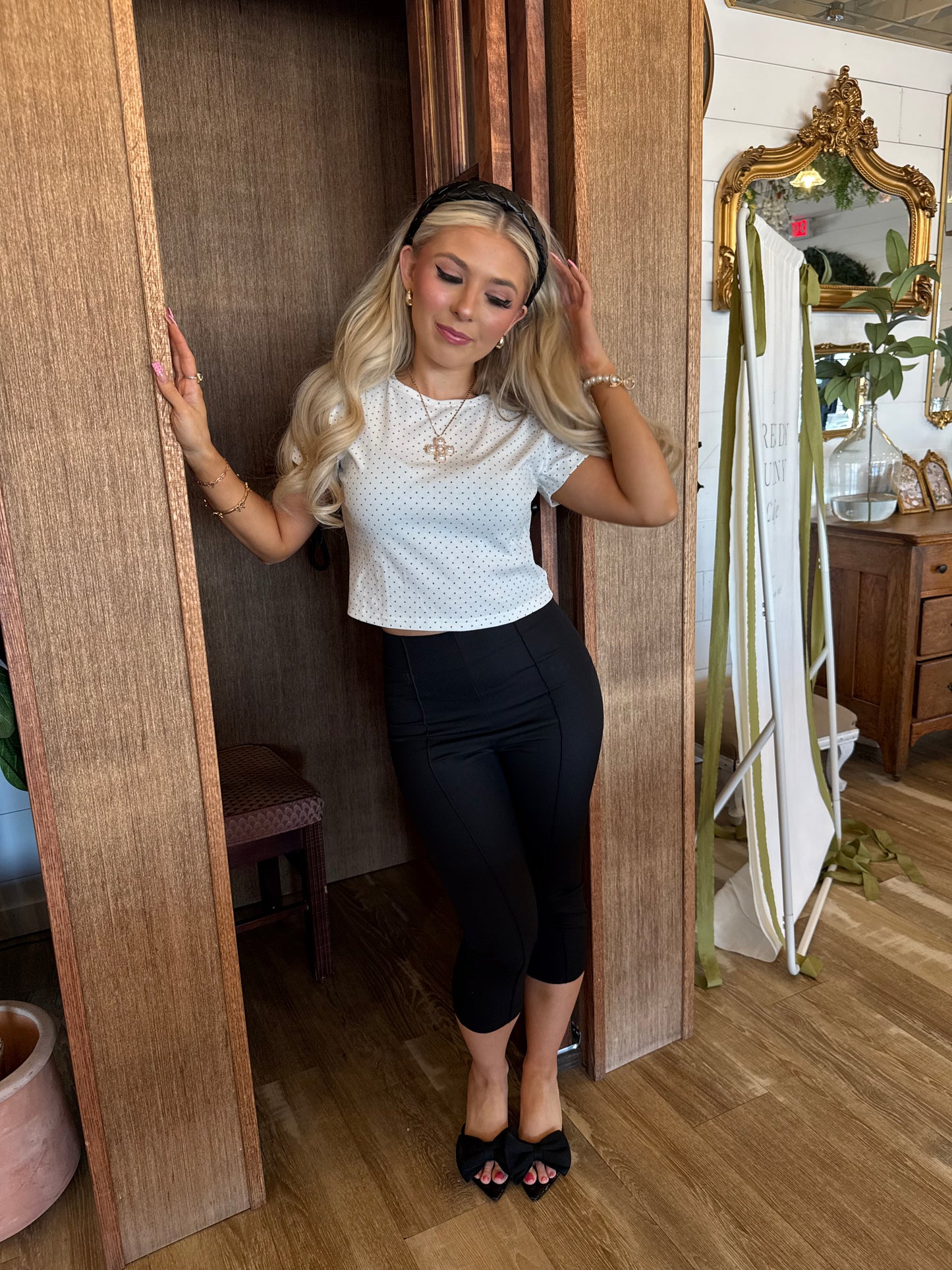 Paige Polka Casual Tee