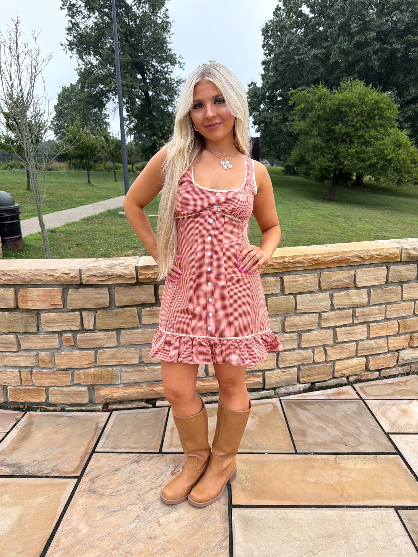 Sab Mini Dress in Red
