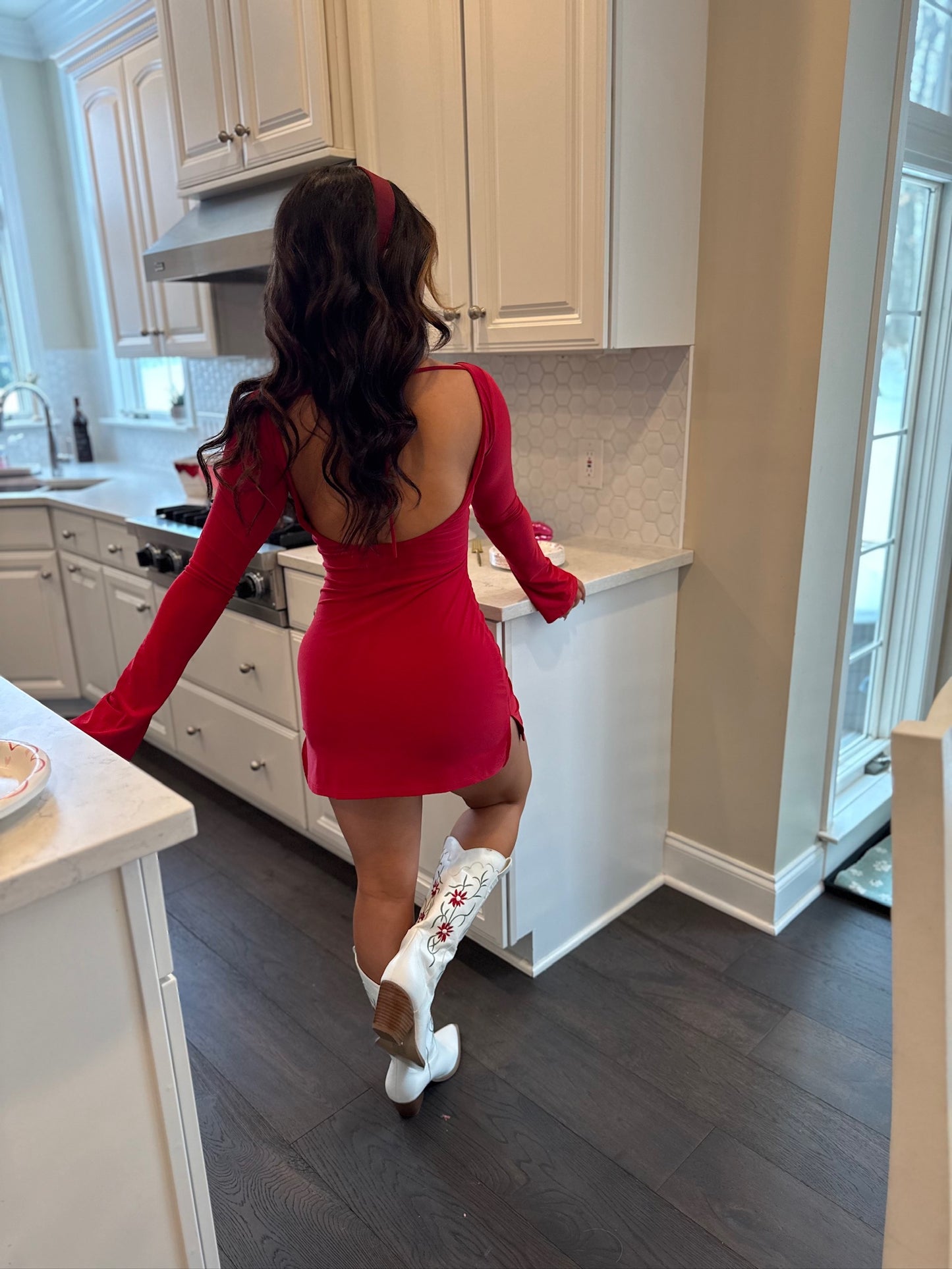 Date Night Classic Red Dress