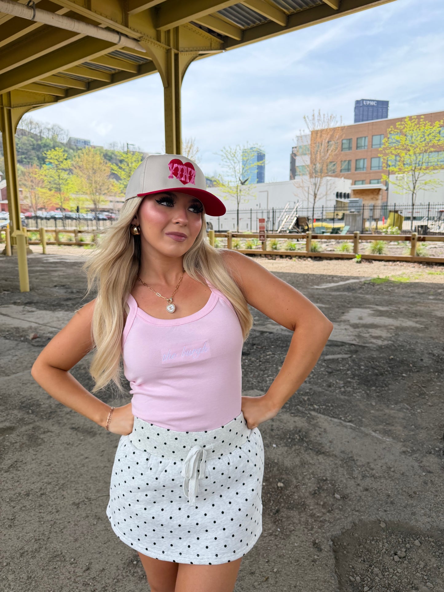 The Burgh Cami in Pink