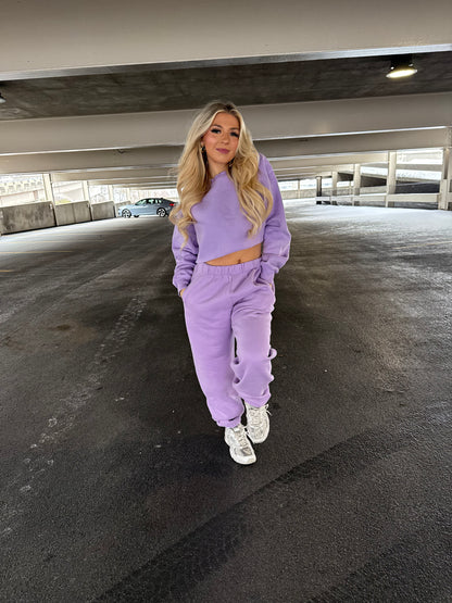 So Fetch Sweatpants in Bright Lav