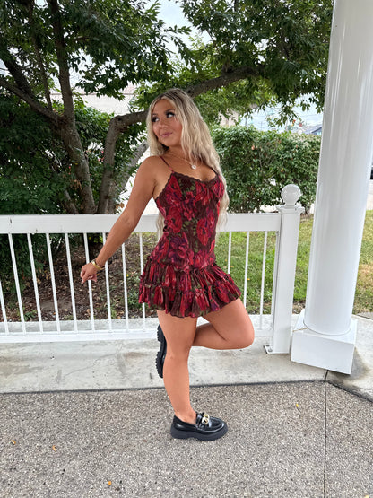 Fall Feelings Floral Dress