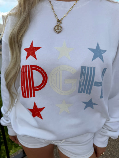 PGH Retro Stars Crewneck