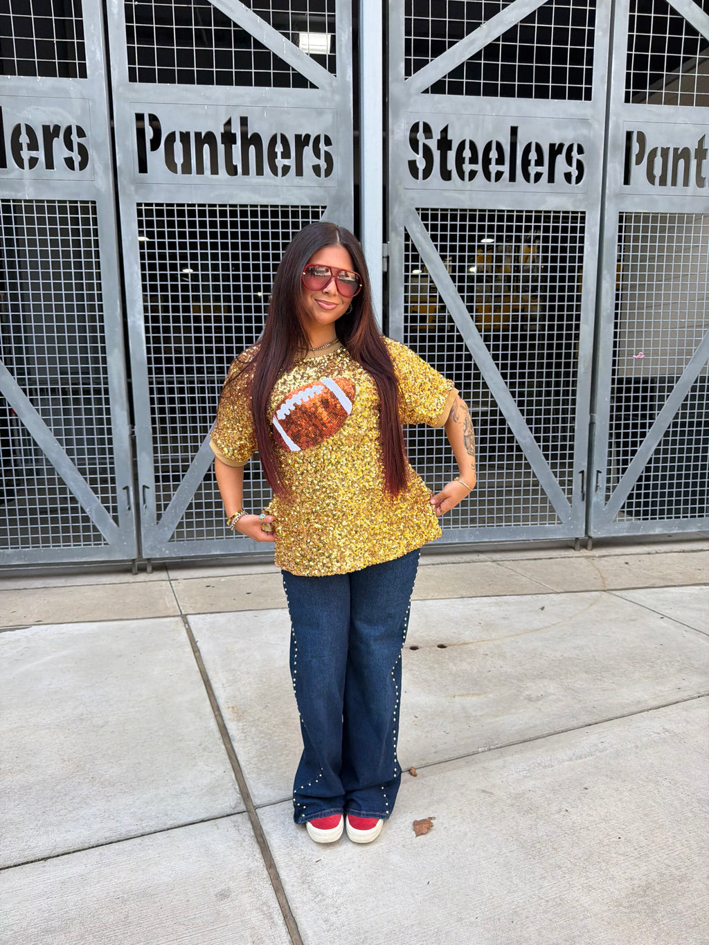 Football Party Tee FINAL SALE