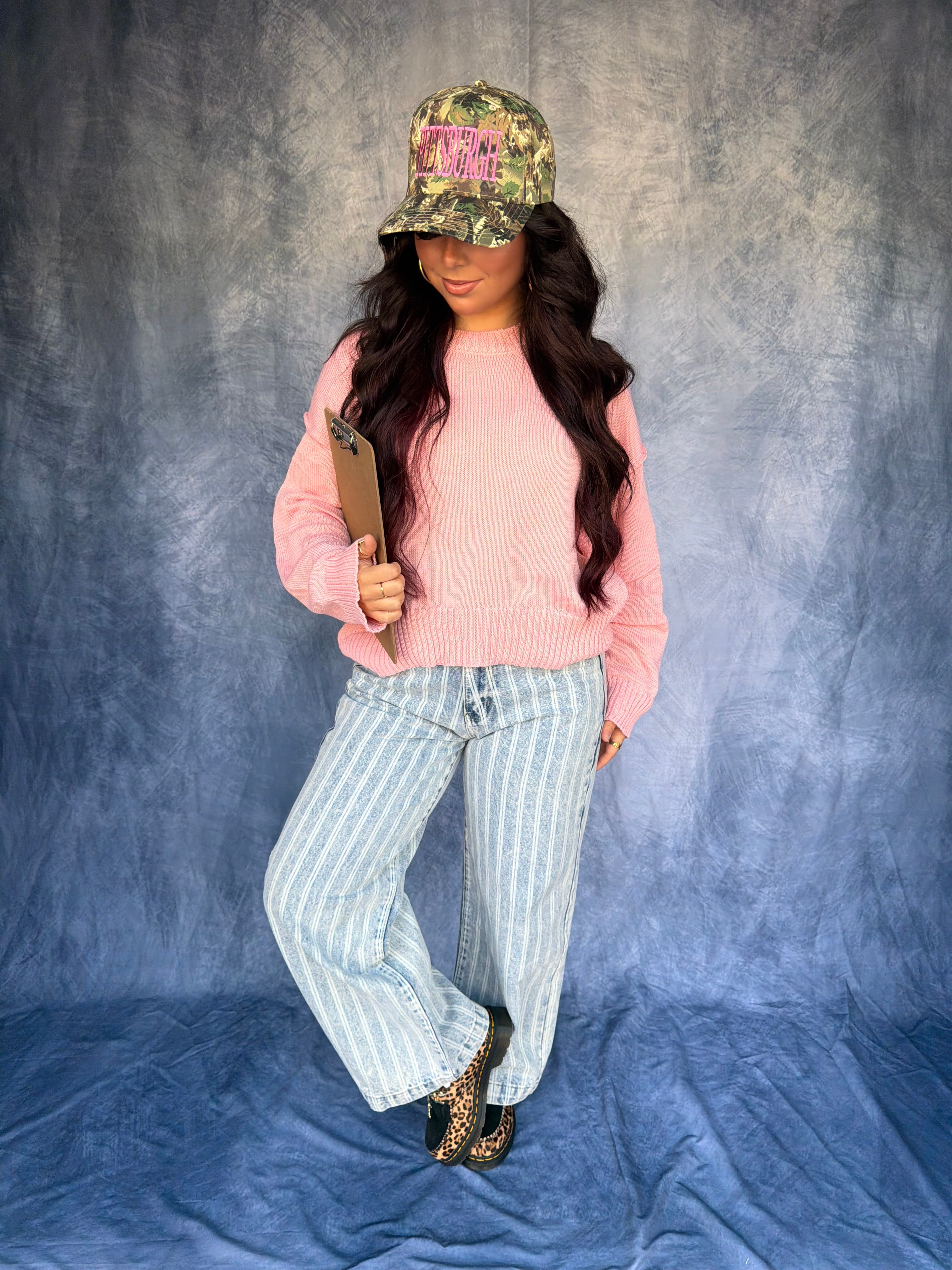 Barrel Style Sweater in Pink