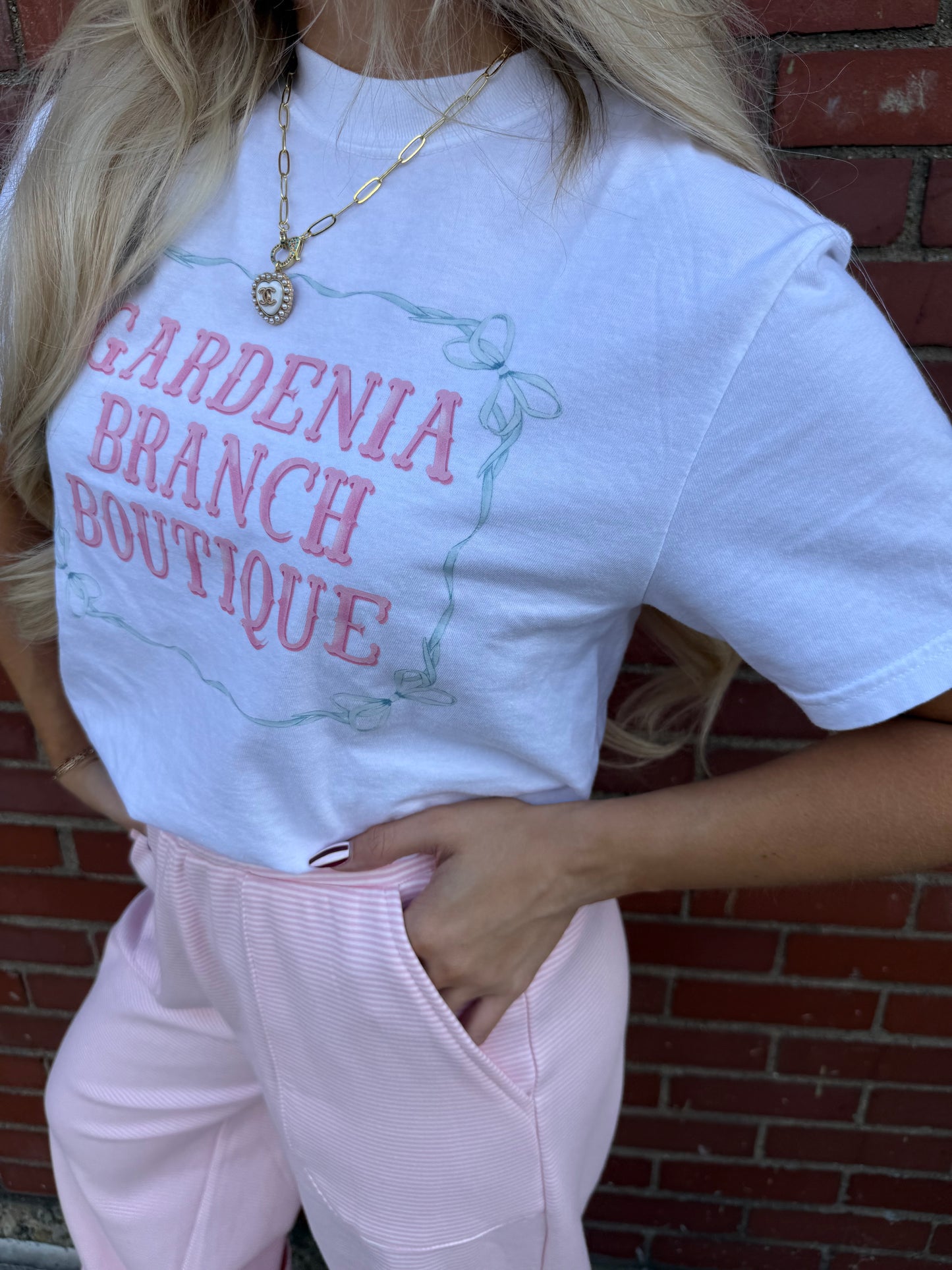 Gardenia Branch Coquette Core Tee
