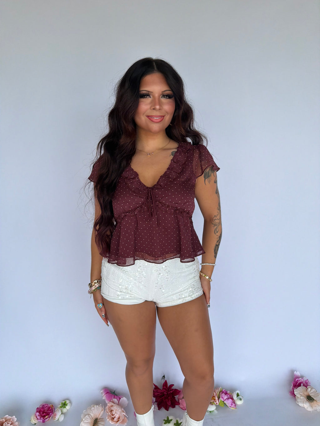 Berry Bliss Baby Doll Top