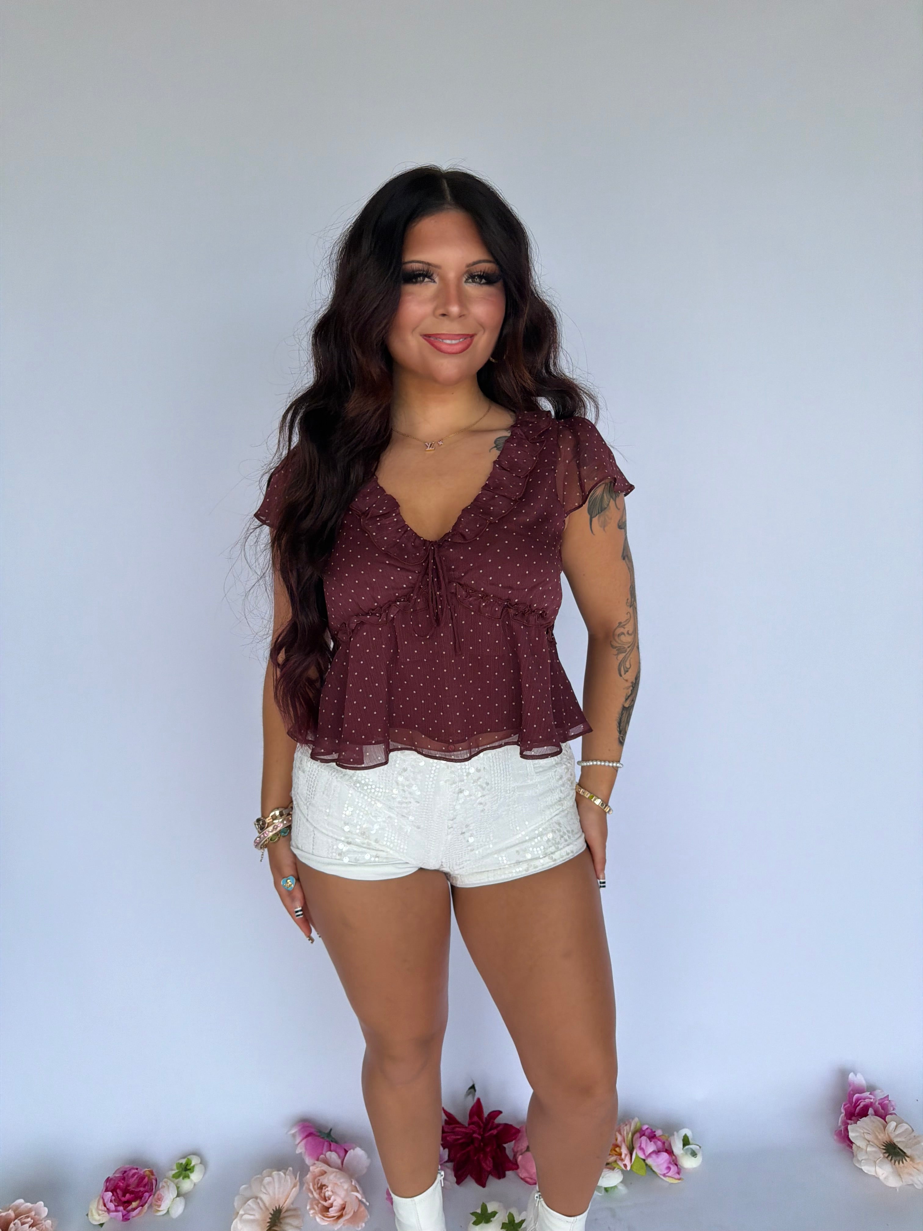 Berry Bliss Baby Doll Top