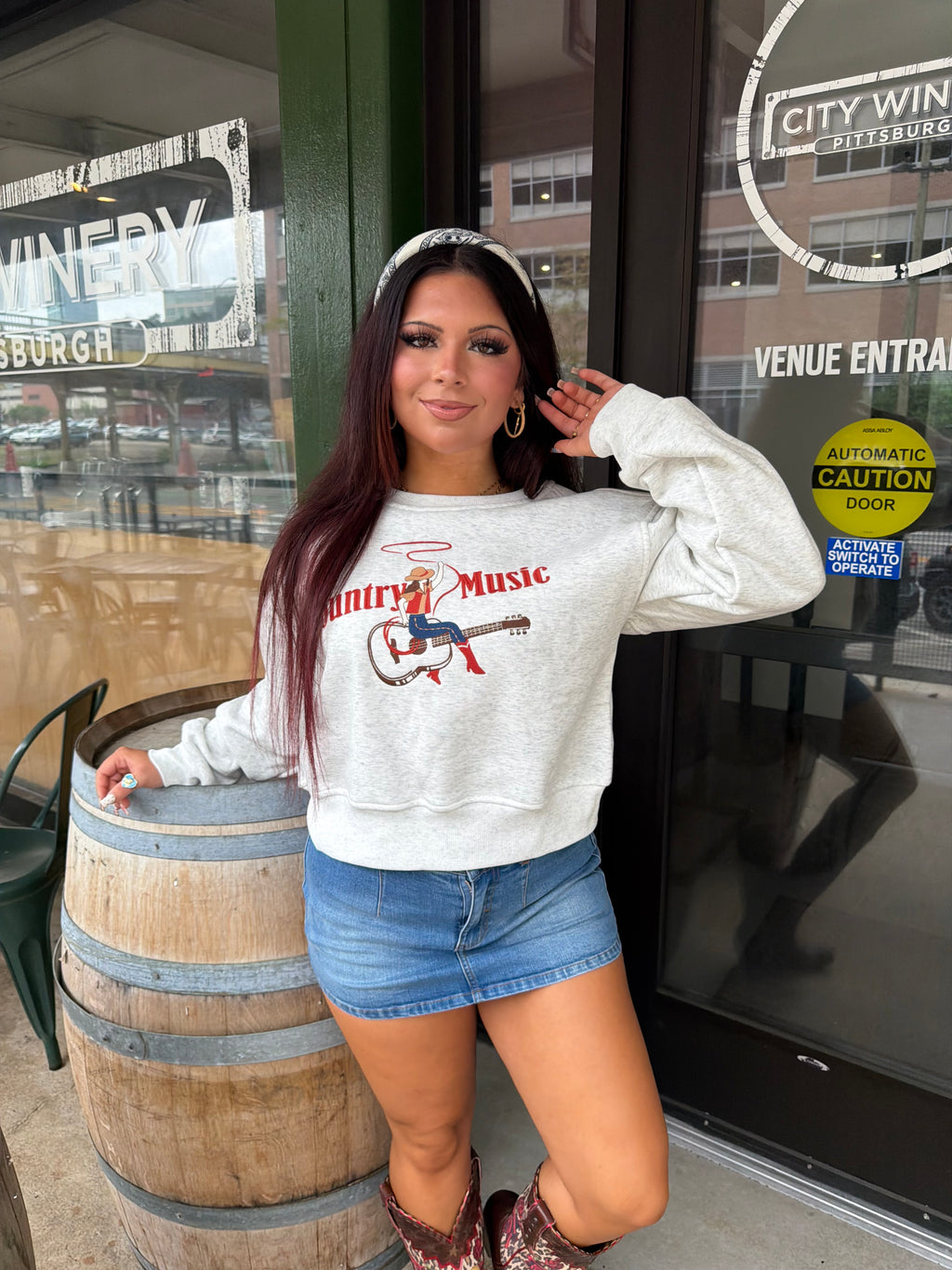 Country Music Cropped Crew