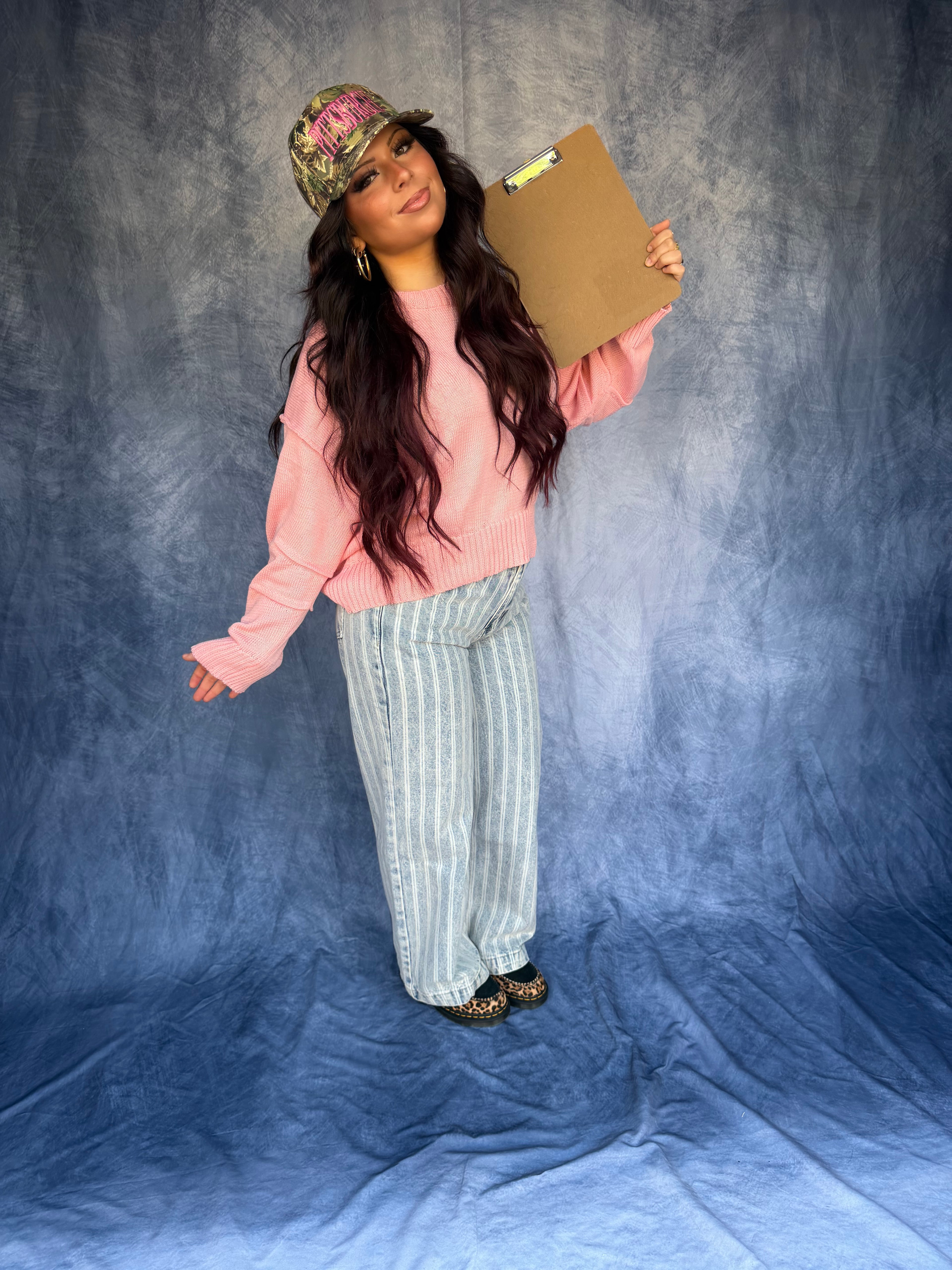 Barrel Style Sweater in Pink