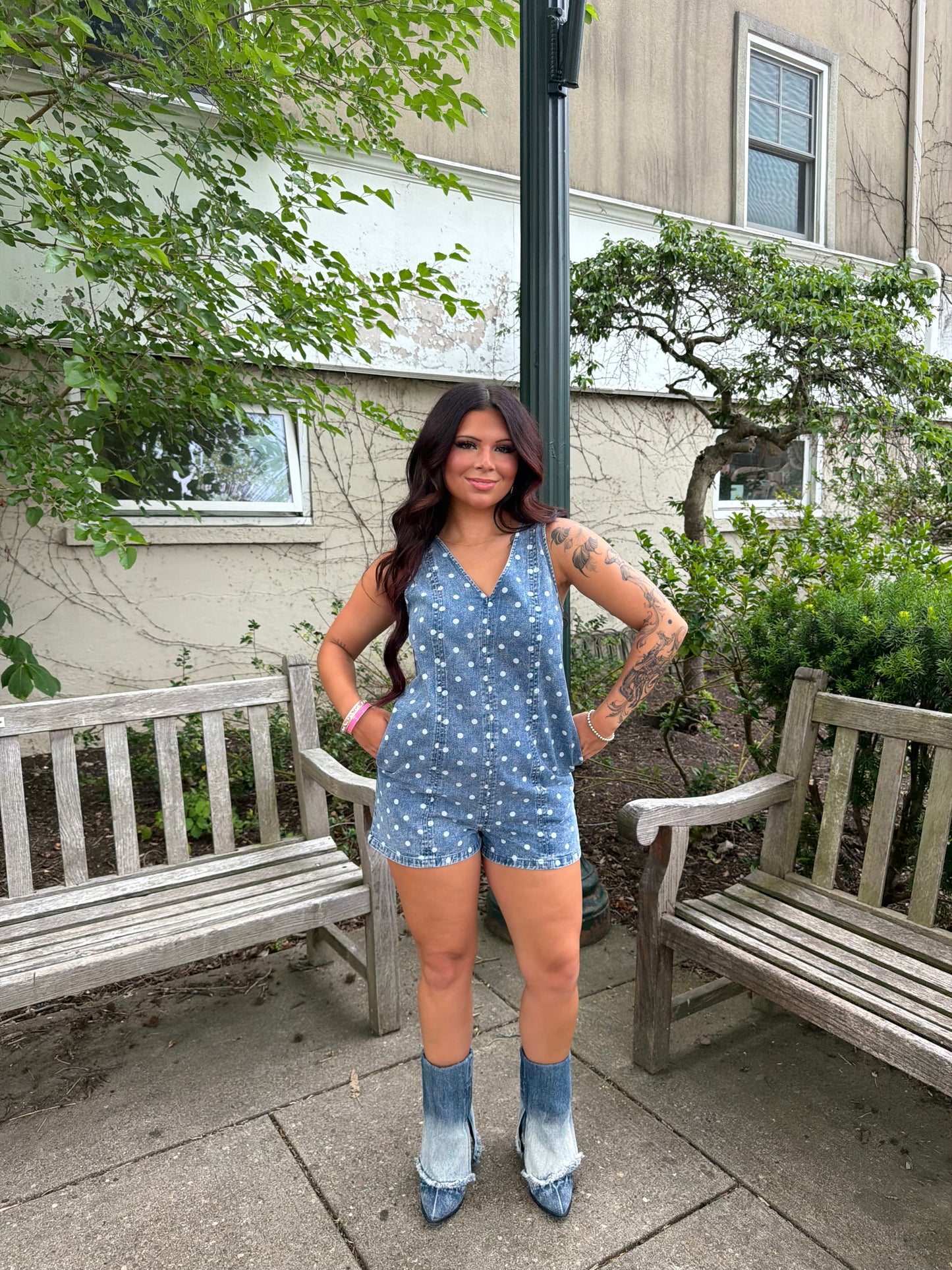 Great Feeling V-Neck Romper