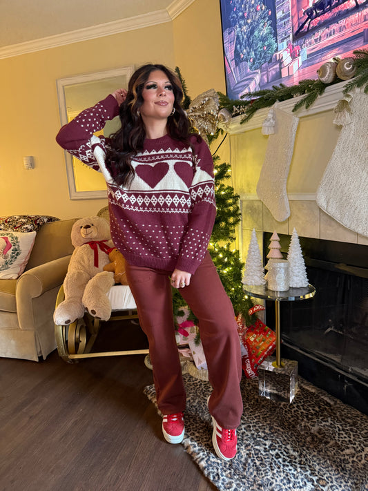 Cool Cranberry Utility Jean