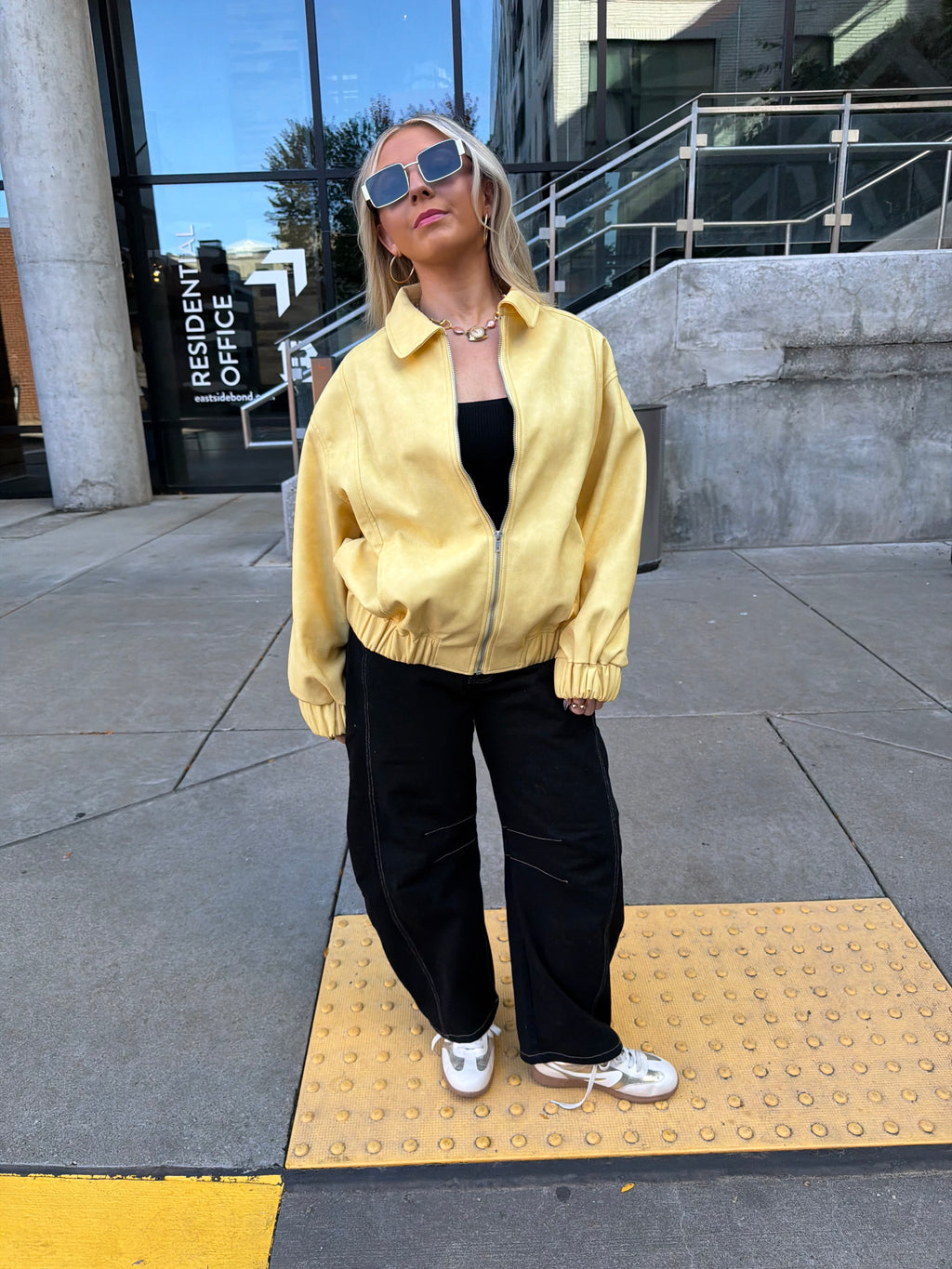 Butter Leather Bomber